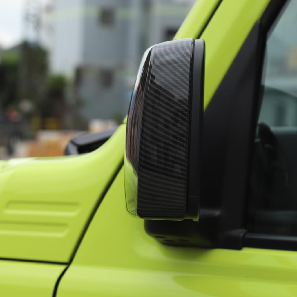 Carbon Fiber ABS Exterior Rearview Mirror Cover Fit For Suzuki Jimny 2019-2020