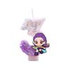 New Kpop Anime Demon Hunters Theme 3D Digital Candle Birthday Cake Decoration Number 0-9 Candle Kids Party Accessory Supply Gift