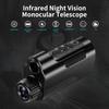 Handheld Night Vision Monocular with 2" HD Screen-Detection Range,10X Zoom for Camping Hunting&Wildlife Observation, Includes Compass&Supports TF Card
