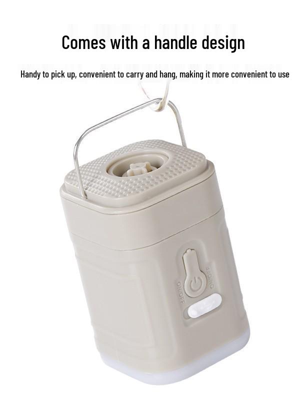 Portable Electric Air Pump for Camping and Swimming Rings - Inflate/Deflate Dual-Use