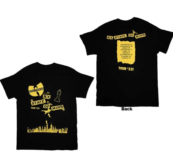 Wu-tang Clan Tour 23 NY State Of Mind T-Shirt XL