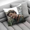 Actor P-Pedro Pascal Throw Pillow Case For 45*45cm 40cm 55cm 50cm 30cm Square Car Pillowcase Shell