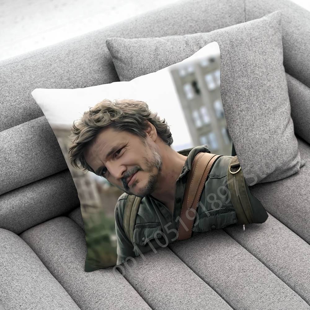 Actor P-Pedro Pascal Throw Pillow Case For 45*45cm 40cm 55cm 50cm 30cm Square Car Pillowcase Shell