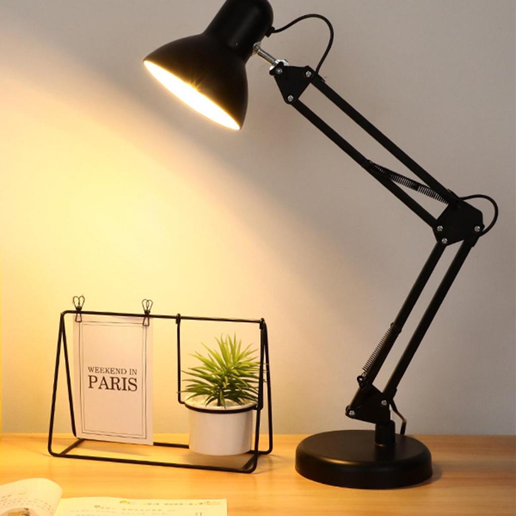 American Style Long Arm LED Desk Lamp - Eye Protection, Folding Reading & Drawing Light, Live Stream Beauty Fill Light