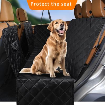 Funda Asiento Coche Perro Impermeable Ventana Malla Hamaca Vehículo Mascota Transportín Viaje Perro Hamaca Protector Estera Asiento Trasero Coche