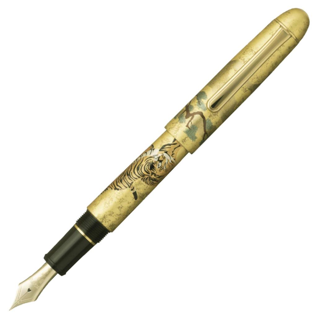 Platinum Fountain Pen Century Kanazawa Foil Matsutora Medium Nib PNB-35000H#55-3