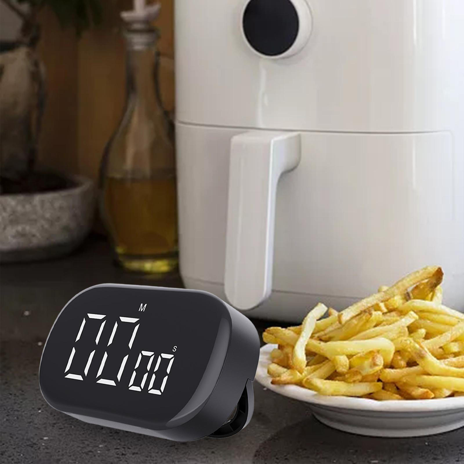Kitchen Timer Large LED Screen Time Management Egg Positive and Count Down