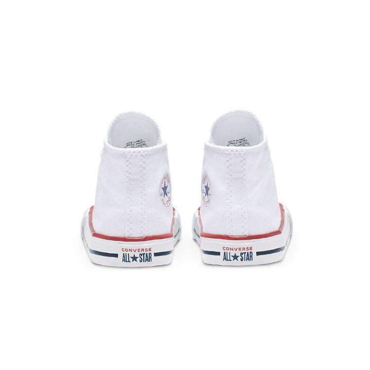 Converse Chuck Taylor All Star Canvas Abrasion Resistant High Top Toddler Shoes Standard White Infant And Toddler 7J253C