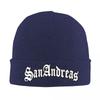 Sherm Head GTA Sanandreas Logo Warm Knitted Cap Hip Hop Bonnet Hat Autumn Winter Outdoor Beanies Hats for Men Women Adult