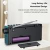 Portable Pocket Digital Player Solar Charging Wireless Bluetooth Speaker New FM Radio Receiver