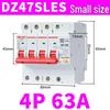 Delixi 220V Miniature Air Switch Circuit Breaker 2P with Leakage Protection, 1P+N, 3P, 4P.
