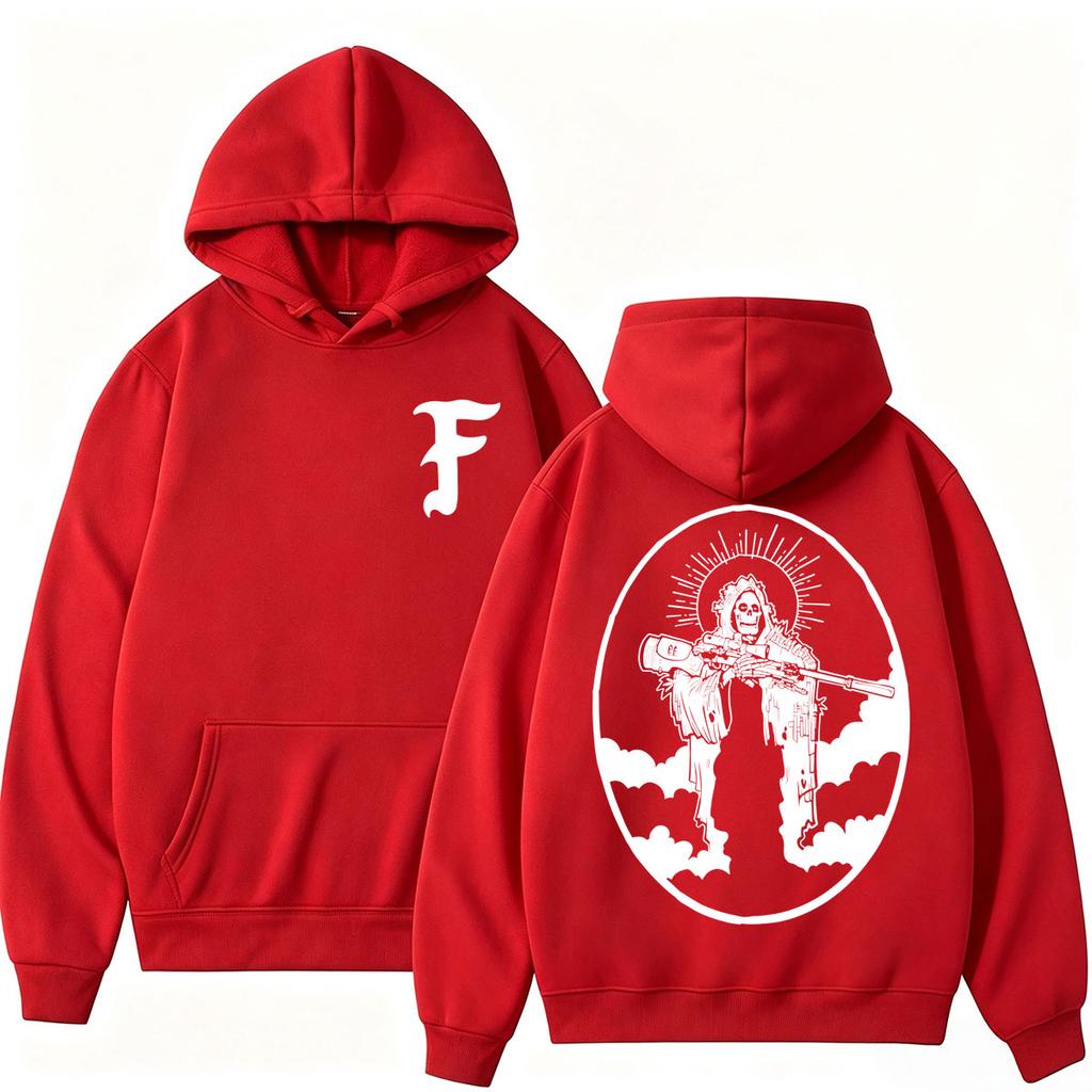 Forward Observations Group Grim Reaper Sniper Hoodie Fashion Rock Punk Gothic Hoody Sweatshirt Unisex Cotton Loose Tracksuit