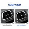 Carbon Fiber Side Air Vent Trim For Volkswagen Scirocco 2009 2010 2011 2012-2016 Left Right Dashboard Outlet Cover Frame 2PCS