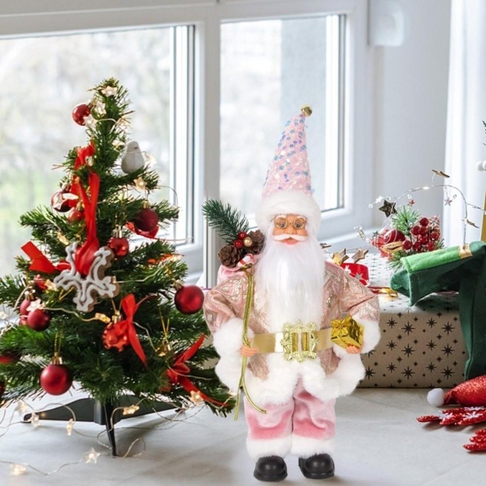 60cm Christmas Santa Doll Window Display Decor Santa Claus Ornament  Tabletop Decoration