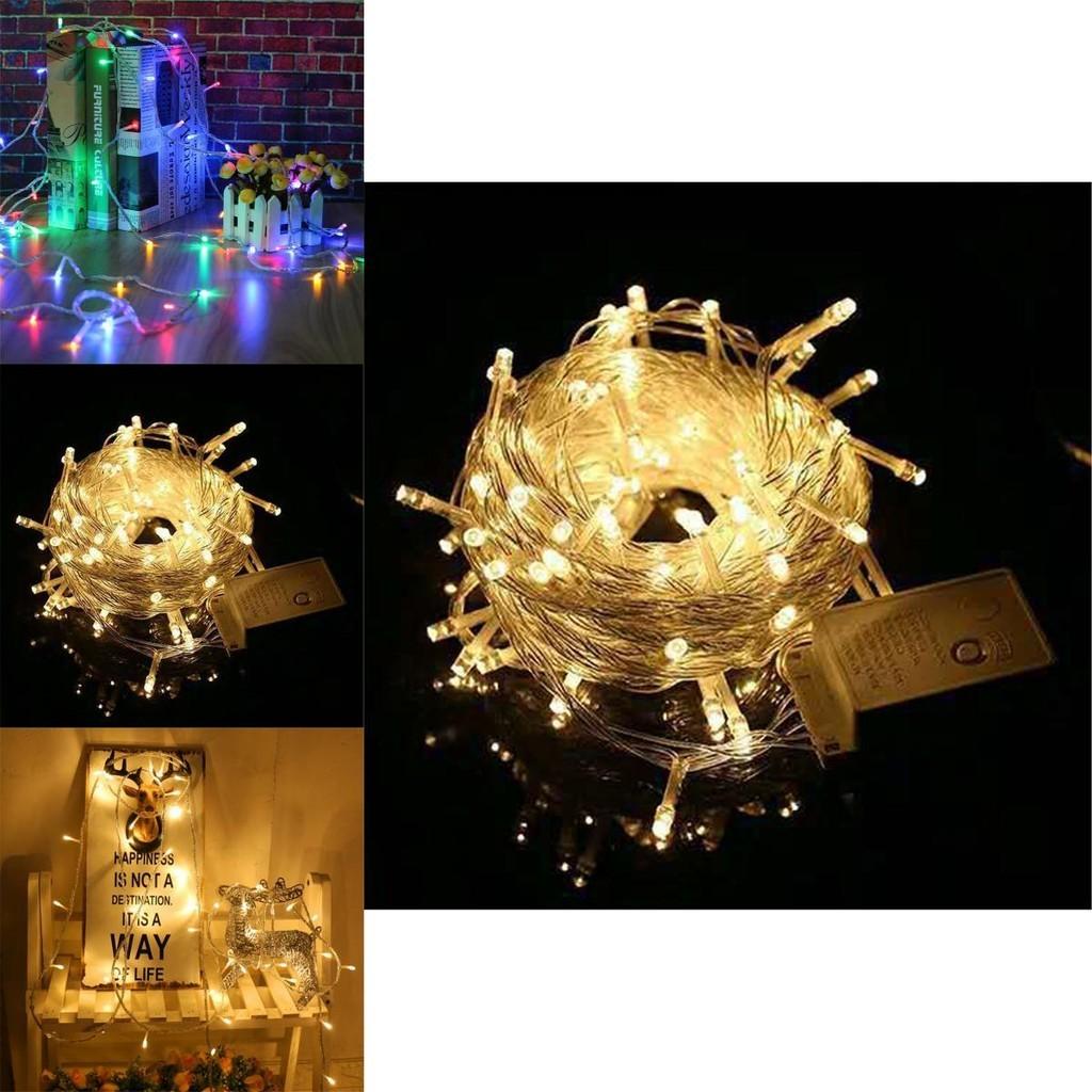 Bezaubernde 10m 100 LEDs Lichterkette Perfekt Für Weihnachtsbaumschmuck Und Festliche Atmosphäre
