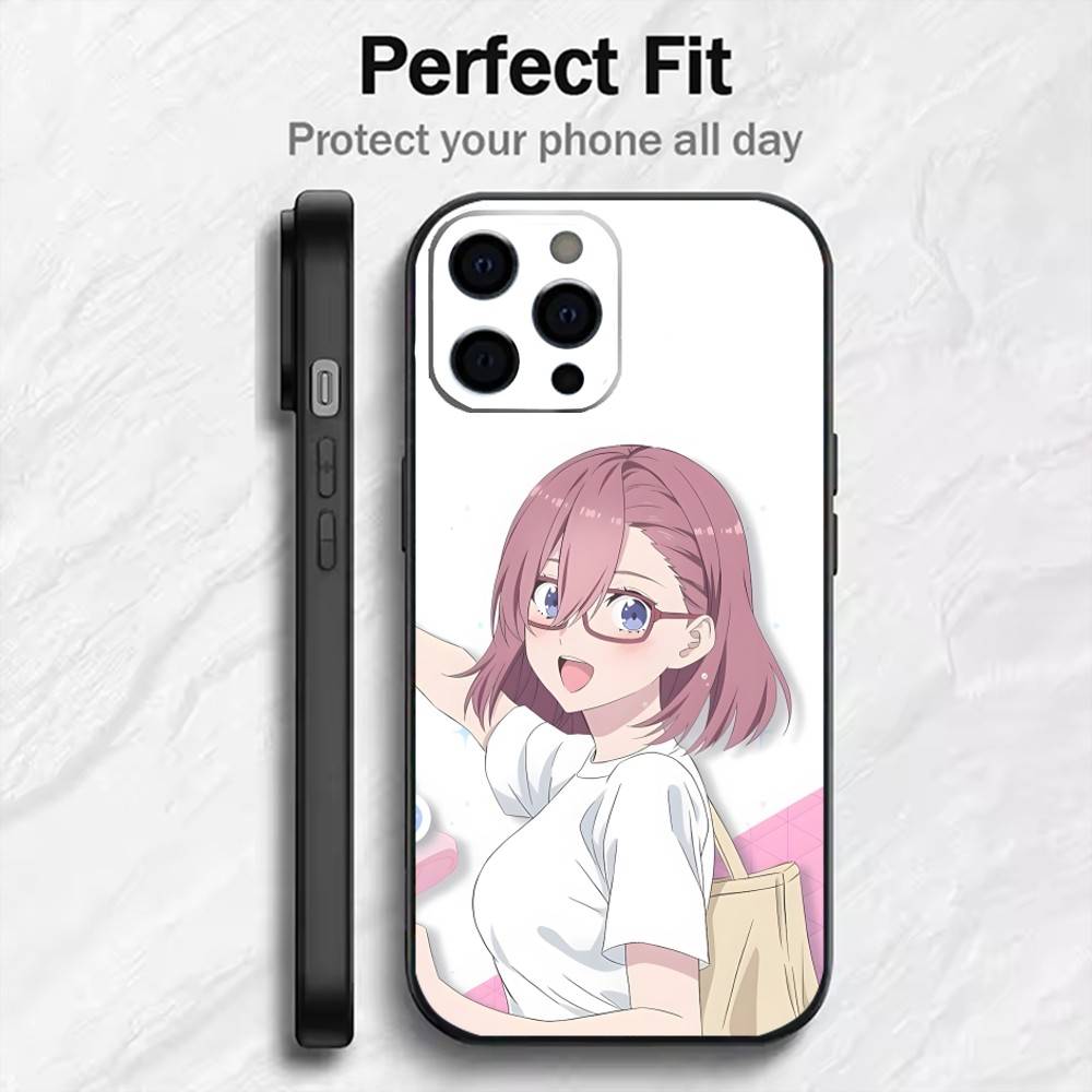 

2.5Liliel Coser R-Ririsa Amano Phone Case For iPhone17,16,15,14,13,12 Plus,Max Soft Silicone Black Cover iPhone17air