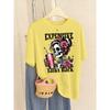 Expensive Talks Back Funny Print Women T Shirt Hip Hop Summer T-Shirt Breathable Crewneck Top Comfortable Casual