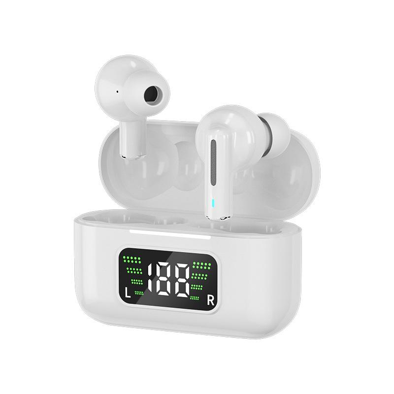 Bluetooth Headset, Digital Display In-ear True Wireless Sports Super Long Battery Life Noise Reduction Bluetooth Headset