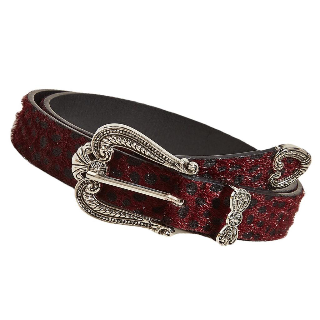 Unique Waist Belt Leopard Print Chain for Cowboy Cowgirl Stylish Hot Buckle Retro Hot Buckle Waist Chain Belt