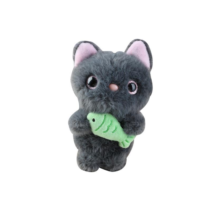 

Fish Cat Hug Plush Charm Pendant Key Chain For Bag Decoration And Plays Girls