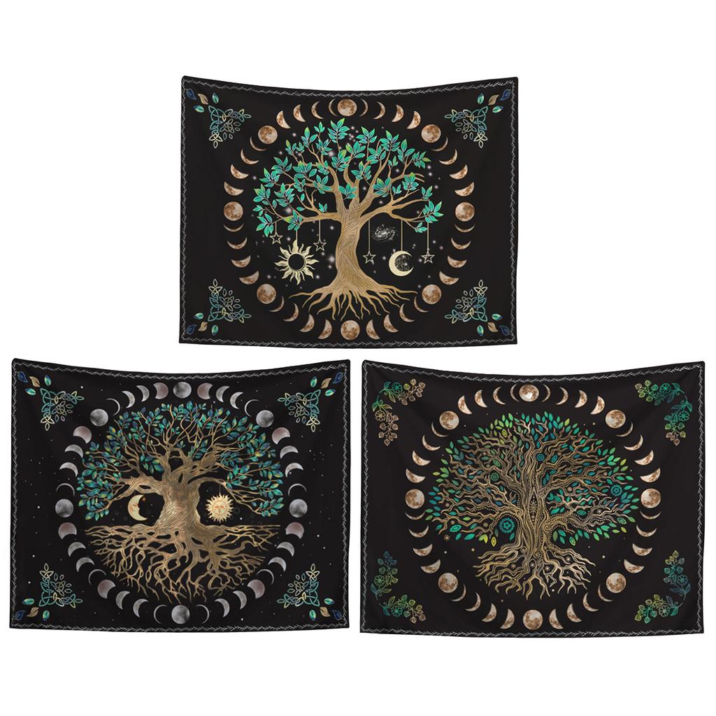 Mandala Tapestry Hippie Tapestries Mystic Chakra Meditation Decor Tapestry Decor for Living Room Backdrop Dorm