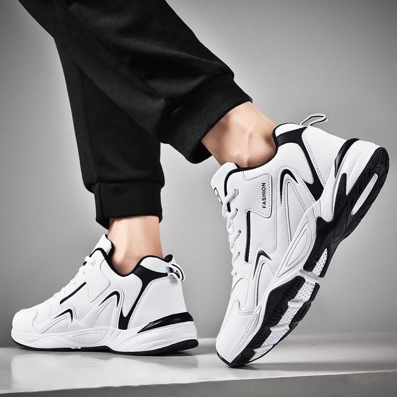 Winter velvet cotton shoes leather travel shoes large size shoes sports warm running shoes
