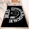 Bodybuilding Fitness Powerhouse Gym Hallway Carpet Non-Slip Laundry Room Mat Laundry Decor Balcony Child Living Room Toilet Rug