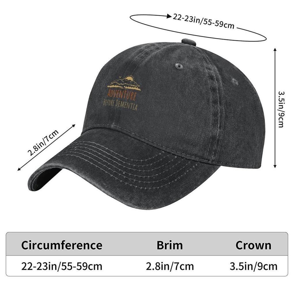 2026 Adventure Before Dementia Baseball Cap Winter Hat Dropshipping Derby Hat Hats On Offer Male Women's