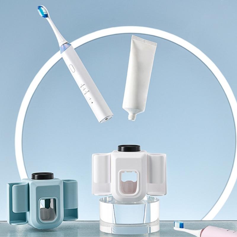 Wall Mount Electric Toothbrush Holder Hanging Toothbrush Stand Accessory for Dormitory Bathroom Showering Shelf