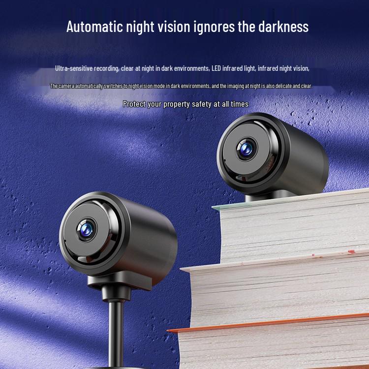 Wireless Indoor HD Night Vision Surveillance Camera with Mobile App Remote Monitoring