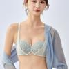 Half-cup Bra Women's Gathering Bra Beautiful Back Underwear Sexy Lace Bra Push Up Bra
