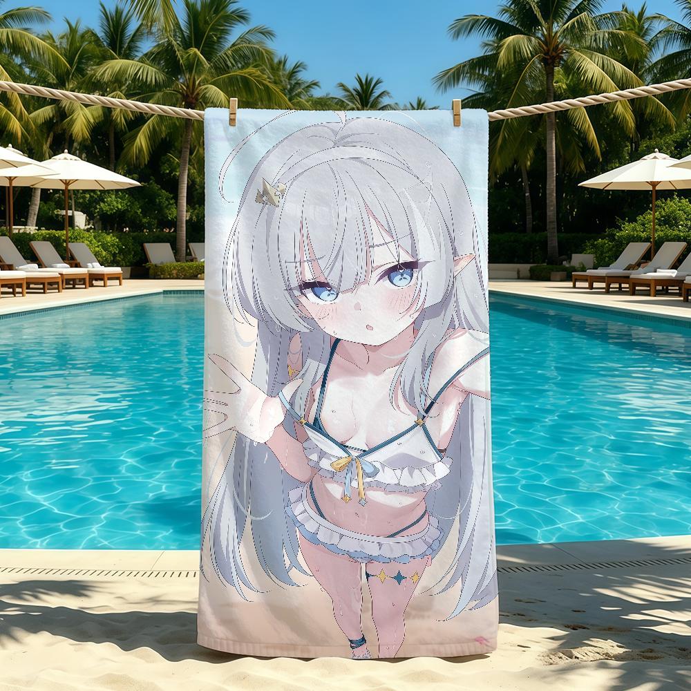 Game Stella Sora Towel For Outdoor Camping Beach Towel Super Absorbent Quick-Drying Summer Towel