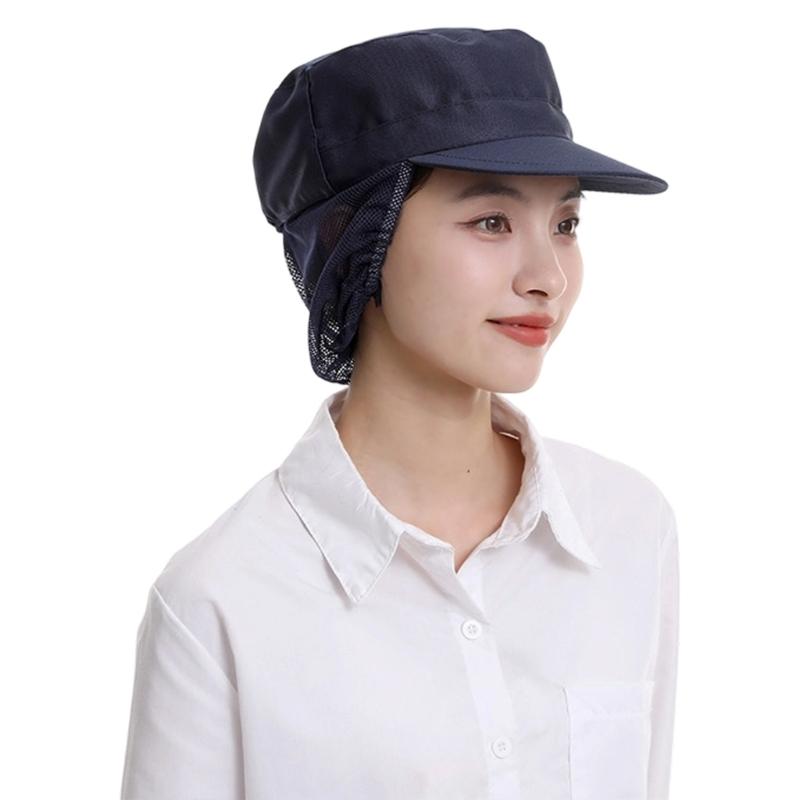 Stylish Kitchen Cap Keep Hair Neat Adjustable Elastic Chefs Hat Working Cap