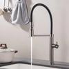 Copper Kitchen Hot And Cold Wash Basin Faucet Gun Grey Retractable Universal Rotary Sink Faucet Pull Down Kitchen Faucet