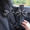 Summer Cartoon Car Seat Belt Shoulder Pads - Cute Car Interior Decoration for Women, Pair