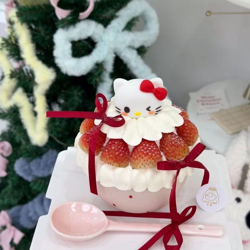 ZISIZ Strawberry Bow-Knot Ceramic Bowl