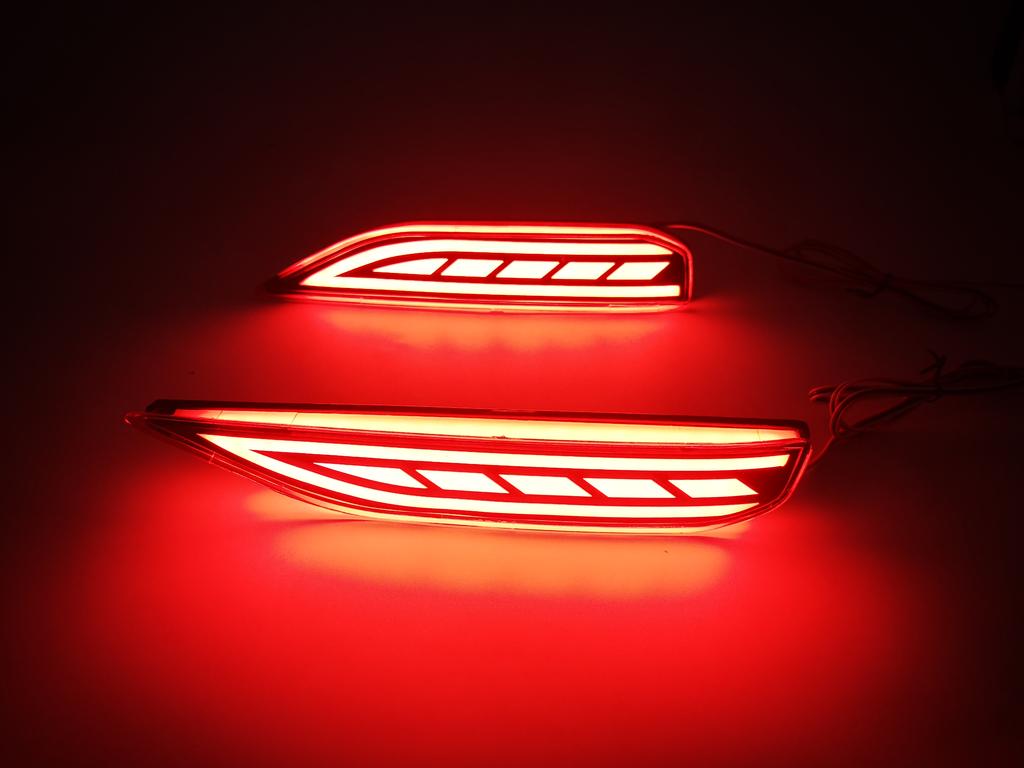 Reflector for Mitsubishi Xpander 2017 2018 2019 Tail Rear Bumper Light Lamp LED Rear Bumper Brake Light Lamp