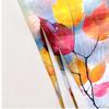 Watercolor pattern of autumn leaves polyester microfiber beach towel is highly absorbent suitable for swimming and beach outings
