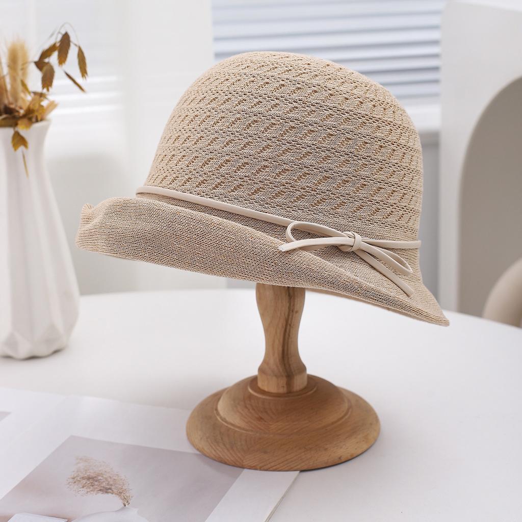 Summer breathable woven sun hat new fashion upturned brim foreign style mother hat summer sunscreen hat women