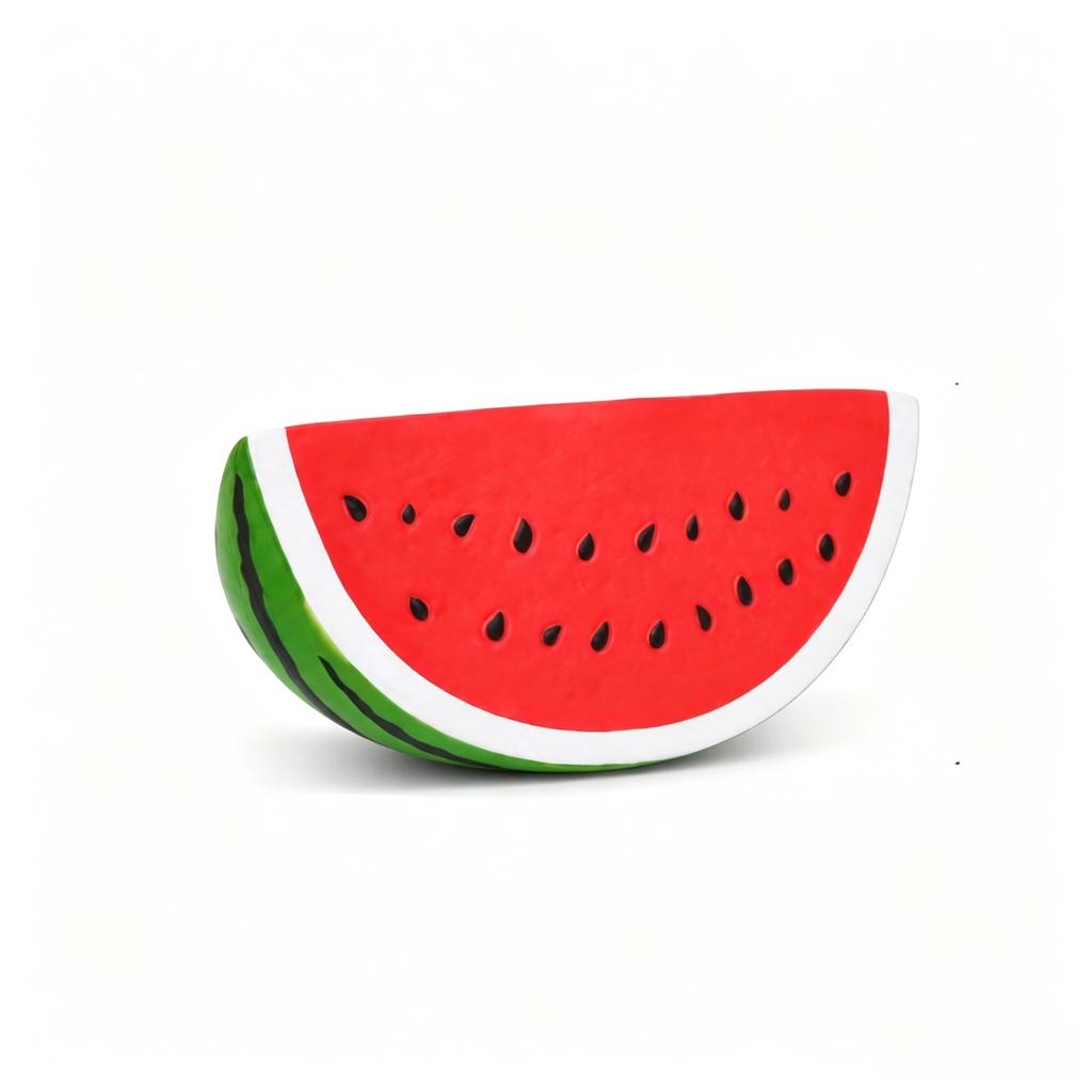 Simulated Watermelon Slice Squeeze Toy Soft Slow Rising Stress Relief Toy for Hand Exercise and Relaxation