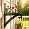 Metal Plant Hanger Wall Hook Heavy Duty Hanging Basket Bracket Decorative