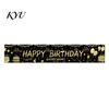 Geschäftsfeier Dekoration Großes Happy Birthday Rasenbanner Schild, 70 x 15 Zoll Innen Wandbehang Außen Kulisse Dekoration für Jungen Mädchen Party