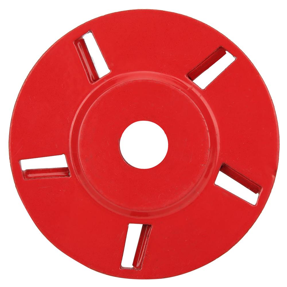 5 Teeth Arc Shaped Wood Cutting Disc Woodworking Angle Grinder Carving Polishing Tool(Red )