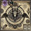 Telo Altare Pentagramma di Baphomet Tovaglia Tavolo Stregoneria Mistica Tarot Arazzo da Parete Wicca Decorazione Stanza Gotica Tappetino per Scrivania Rituale Magico