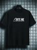 Large Men's Casual Short Sleeved T-shirt Men's Summer Simple Plus Plus Large T-shirt, PLUS SIZE 220G Special Offer
