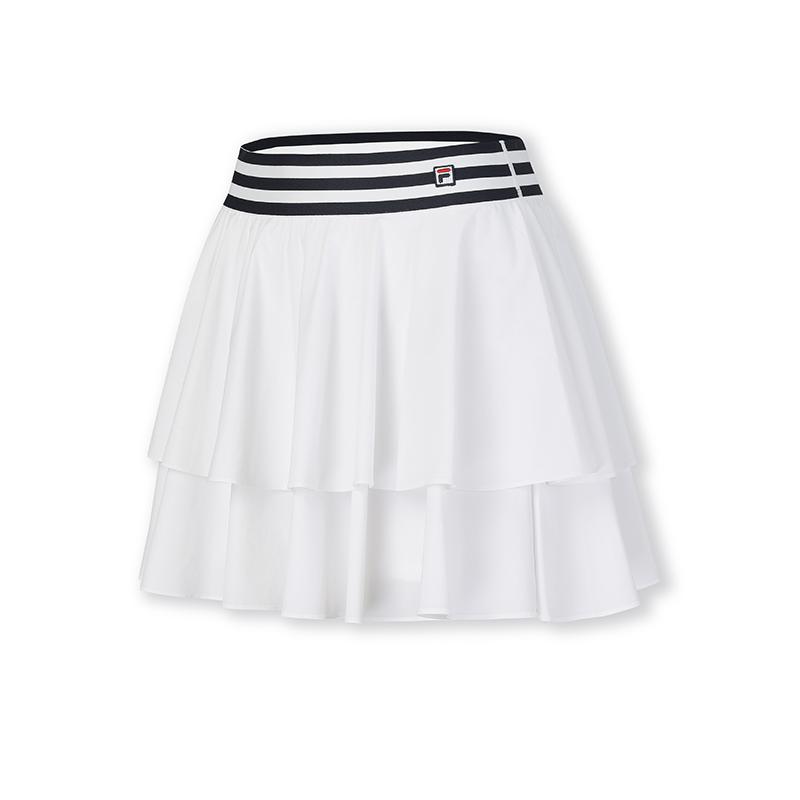 

New FILA TENNIS Casual Short Skirts Women s Jade White WT A11W523302F-WT 165/66A/M