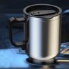 500ml Camping Travel Kettle Electric Heating Car Kettle Stainless Steel Water Boiler Coffee Milk Thermal Mug Vehicle Heating Cup