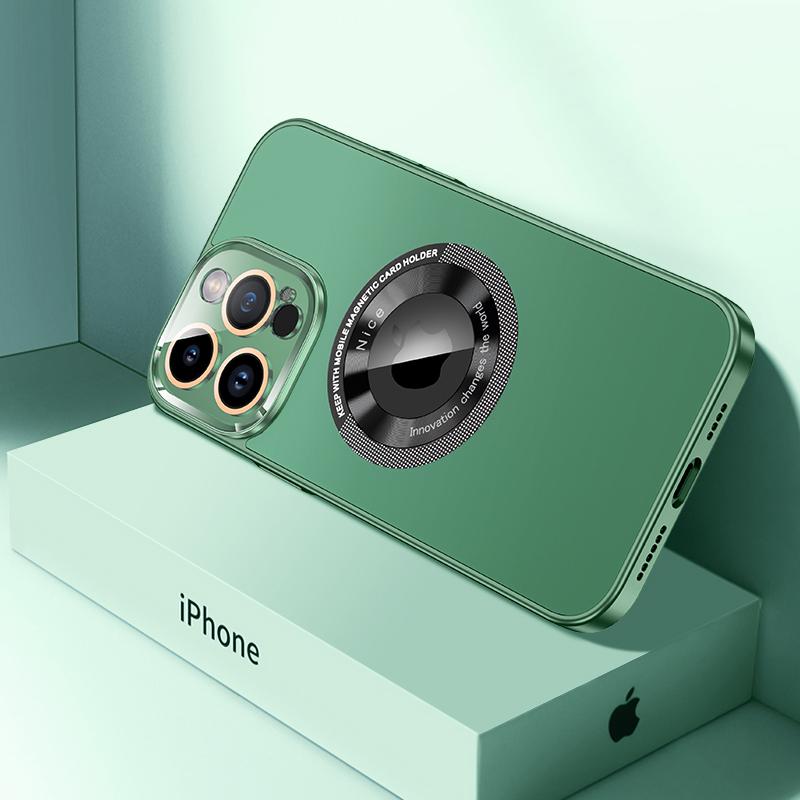 Magnetic Silicone Shockproof Case for iPhone 14 13 12 Pro Max Plus Wireless Charging Cover