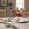 With Storage Box Training Chopstick Wood Non Slip Chopsticks Trainer Detachable Silicone Connector Chopstick Training Helper