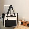 Schoolbag Japanese simple and fashionable backpack 1011 summer new middle school schoolbag college student college style alphabet backpack
